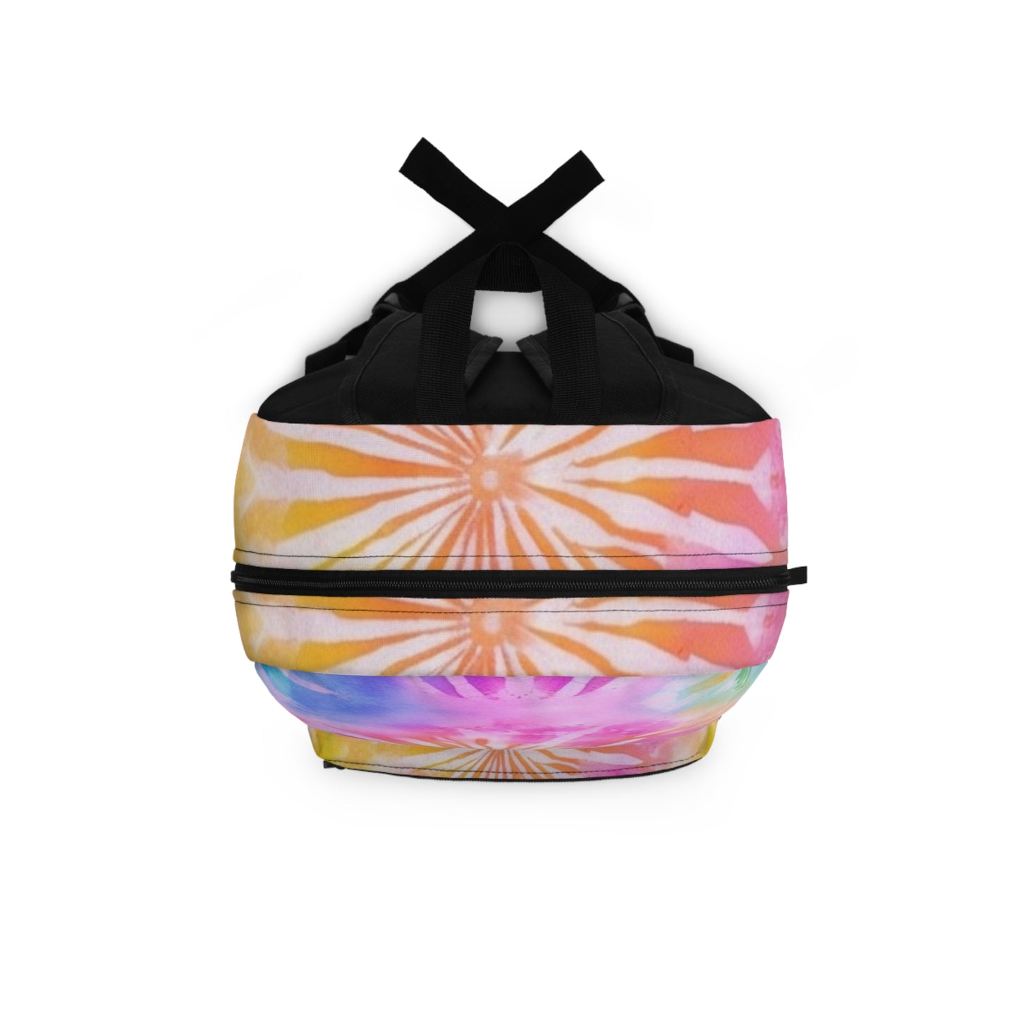 Boho Beach Vibe Pastel Hues Tie-Dye Pattern Design Backpack