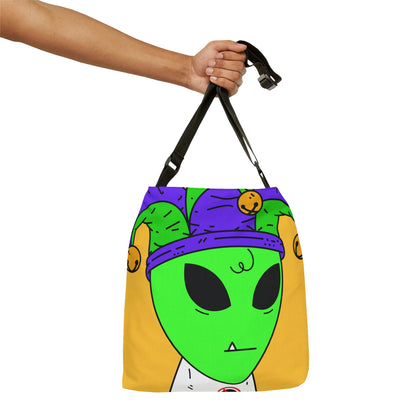 Jester Alien Joker Visitor Adjustable Tote Bag (AOP)