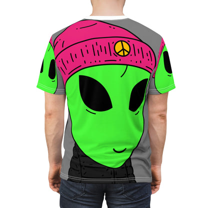 Visitante Alien Camiseta unisex AOP cortada y cosida 