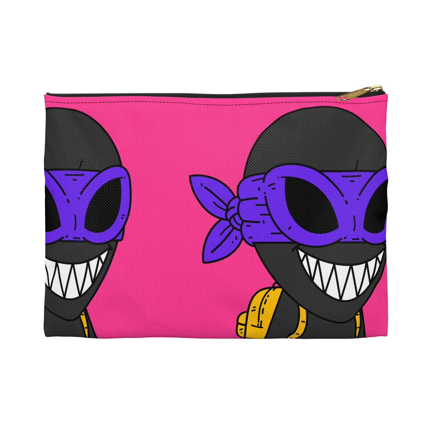 Dark Ninja Warrior Alien Visitor Accessory Pouch