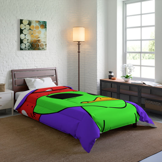 Duck Beak Alien Visitor Mushroom Head Bed Comforter