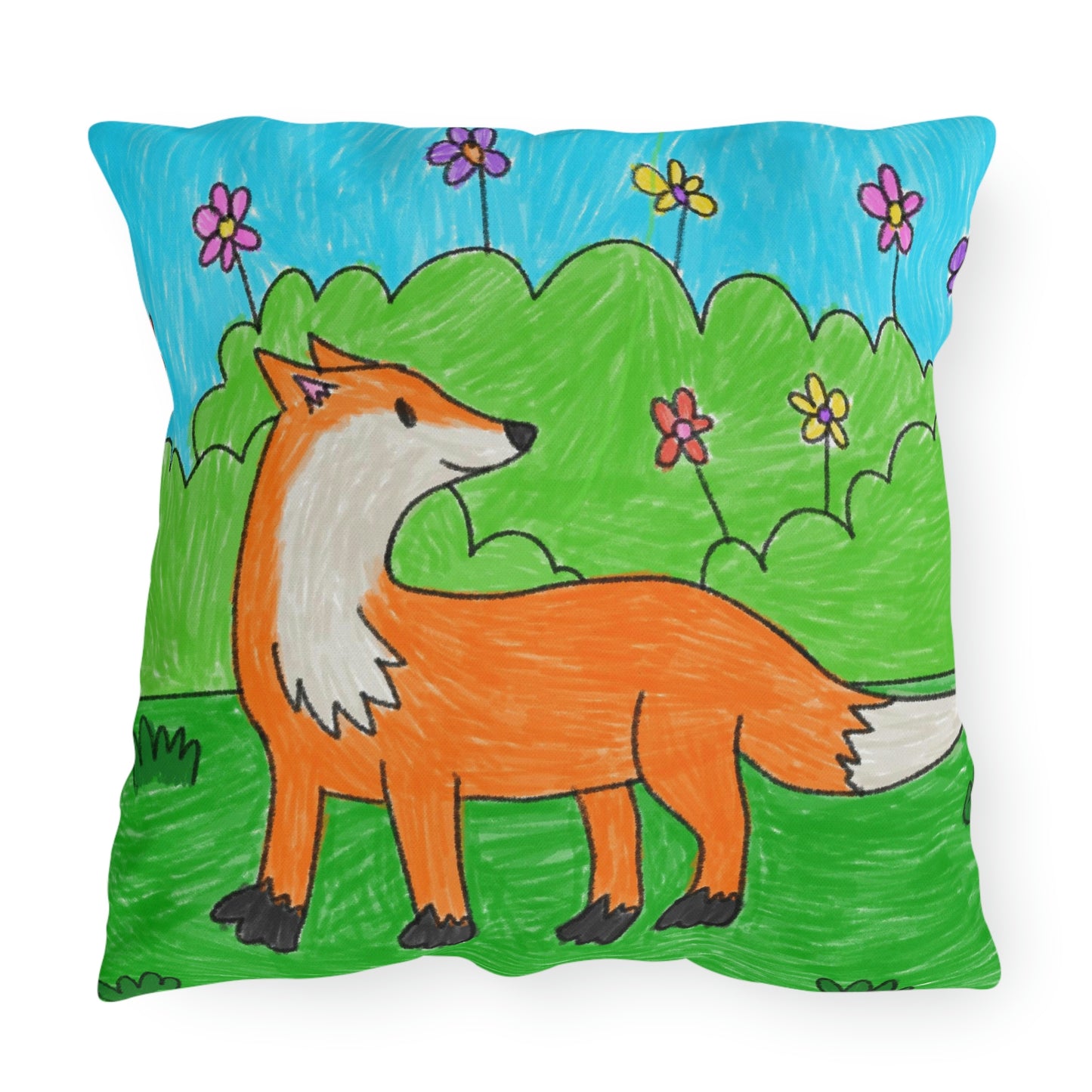 Fox Woodland Animal Foxy Outdoor Pillows