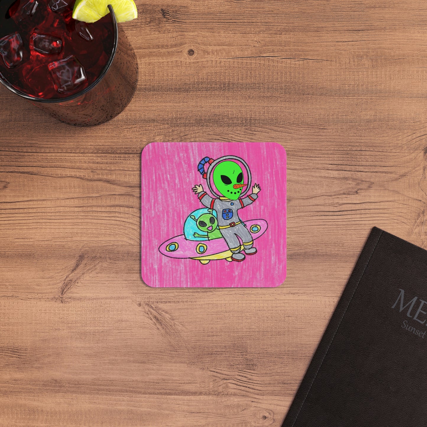 Veggie Visi Alien Vegetable Visitor UFO Coasters (50, 100 pcs)