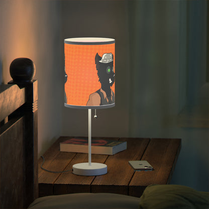 First Edition Cyborg Werewolve Wolf Lamp on a Stand, US|CA plug