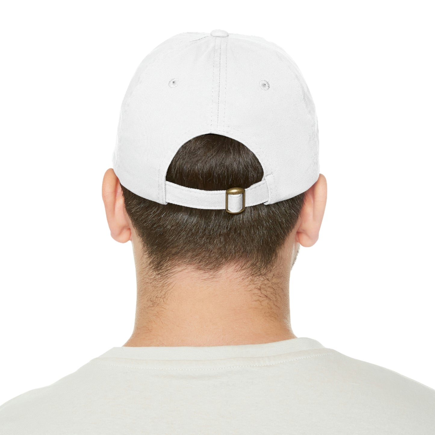 Visitor 751 Alien Dad Hat with Leather Patch (Round)