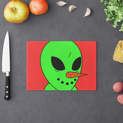 Veggie Visi Alien Vegetable Visitor Cutting Board