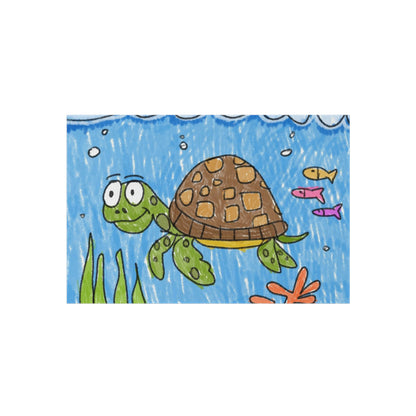 Sea Turtle Beach Sand Ocean Outdoor Rug