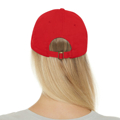 Visitor 751 Alien Dad Hat with Leather Patch (Round)