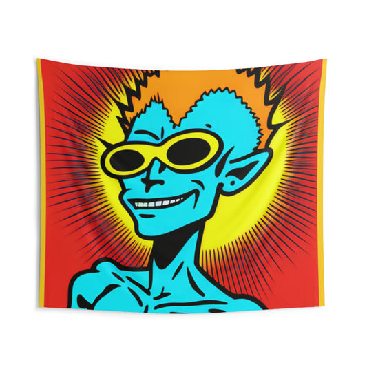 Anime Alien Hip Style Indoor Wall Tapestries