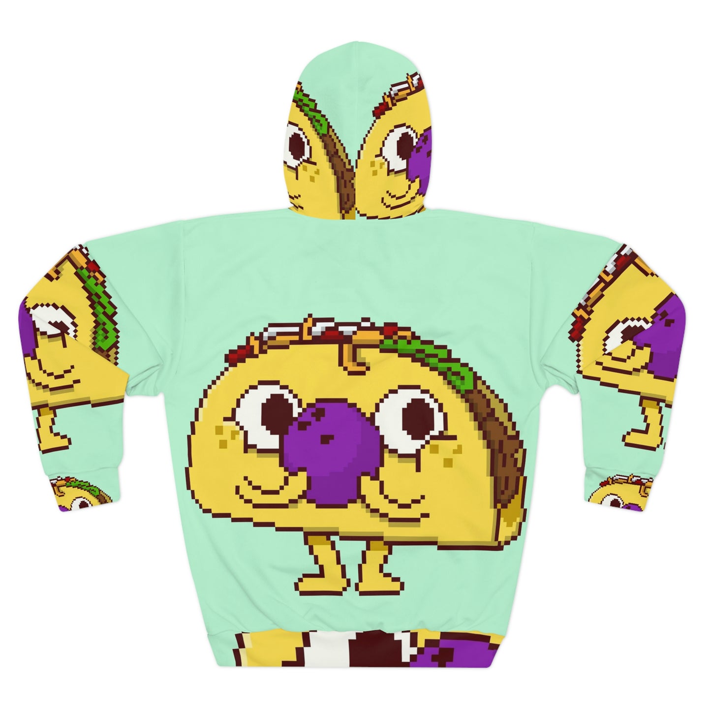 Bowling Taco AOP Unisex Pullover Hoodie