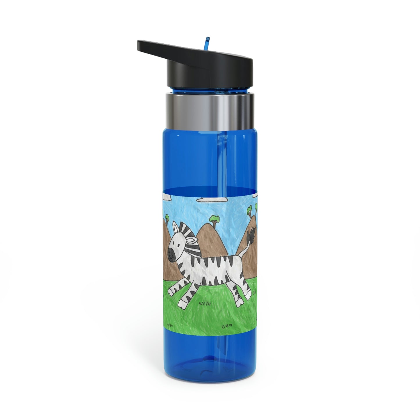 Zebra Graphic Hipster Zebra Animal Kensington Tritan™ Sport Bottle, 20oz