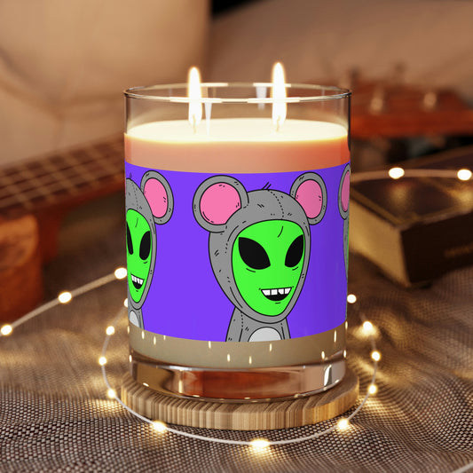 Visitor Mouse Alien Character Scented Candle - Full Glass, 11oz