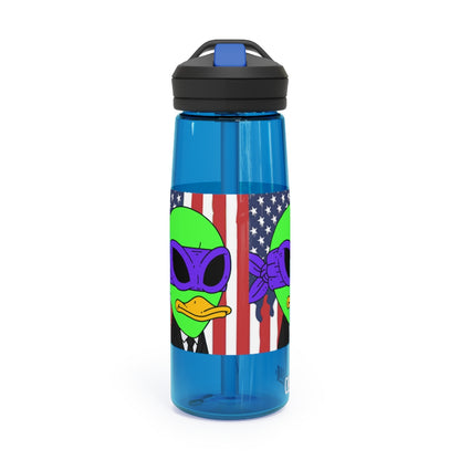 The Visitor 751 Green Alien Cartoon Anime Character Comic CamelBak Eddy®  Water Bottle, 20oz25oz