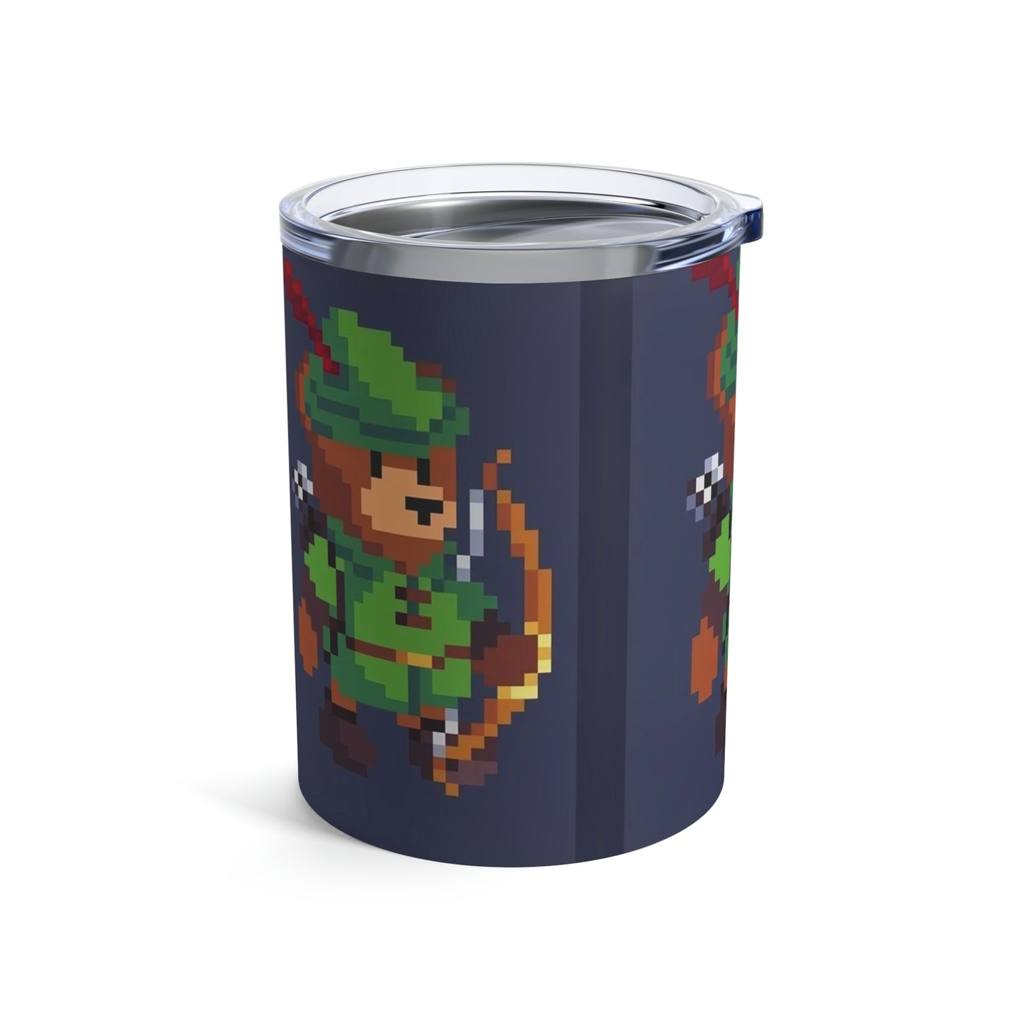 Robin Hood Hat Archer Bear Tumbler 10oz