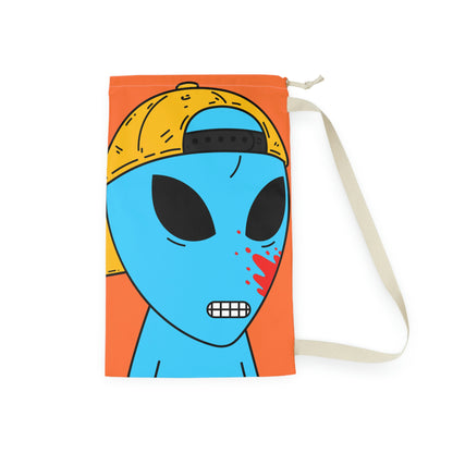 Alien Blue Blood Visitor Laundry Bag