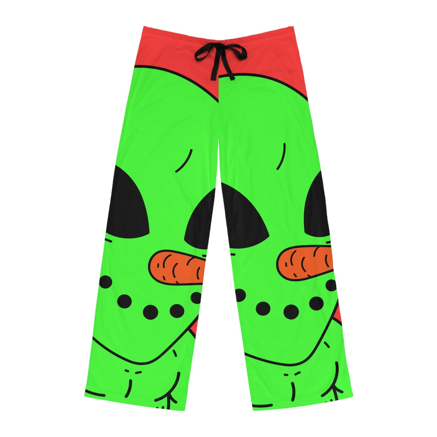 Alien Veggie Visi Vegetable Visitor Men's Pajama Pants (AOP)