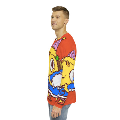 Party Taco Celebration Men's Long Sleeve AOP Shirt