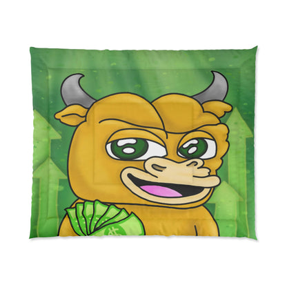 Bull Run Money Bear Market Graphic Comforter