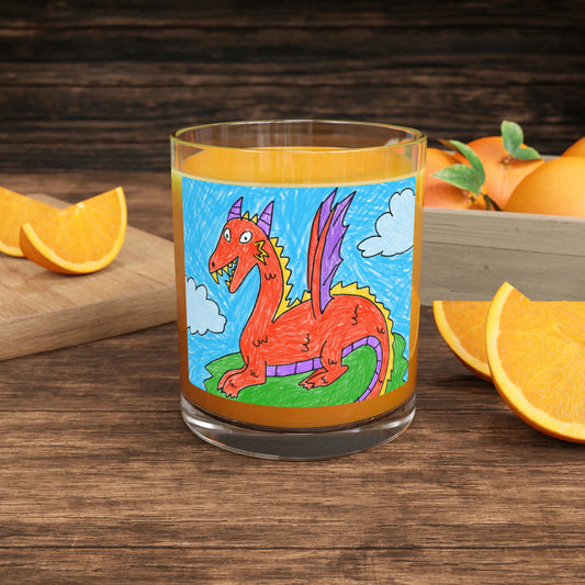 Fierce Dragon Medieval Bar Glass