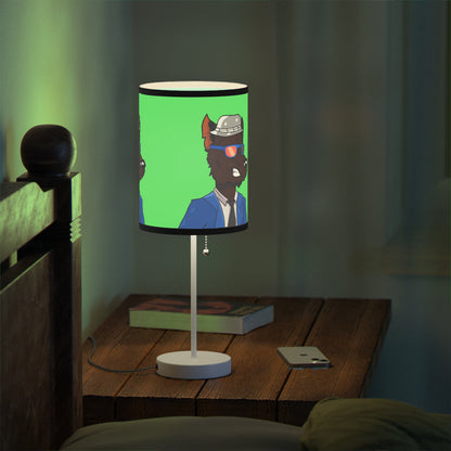 Wolf in Wallstreet Business Werewolve Lamp on a Stand, US|CA plug