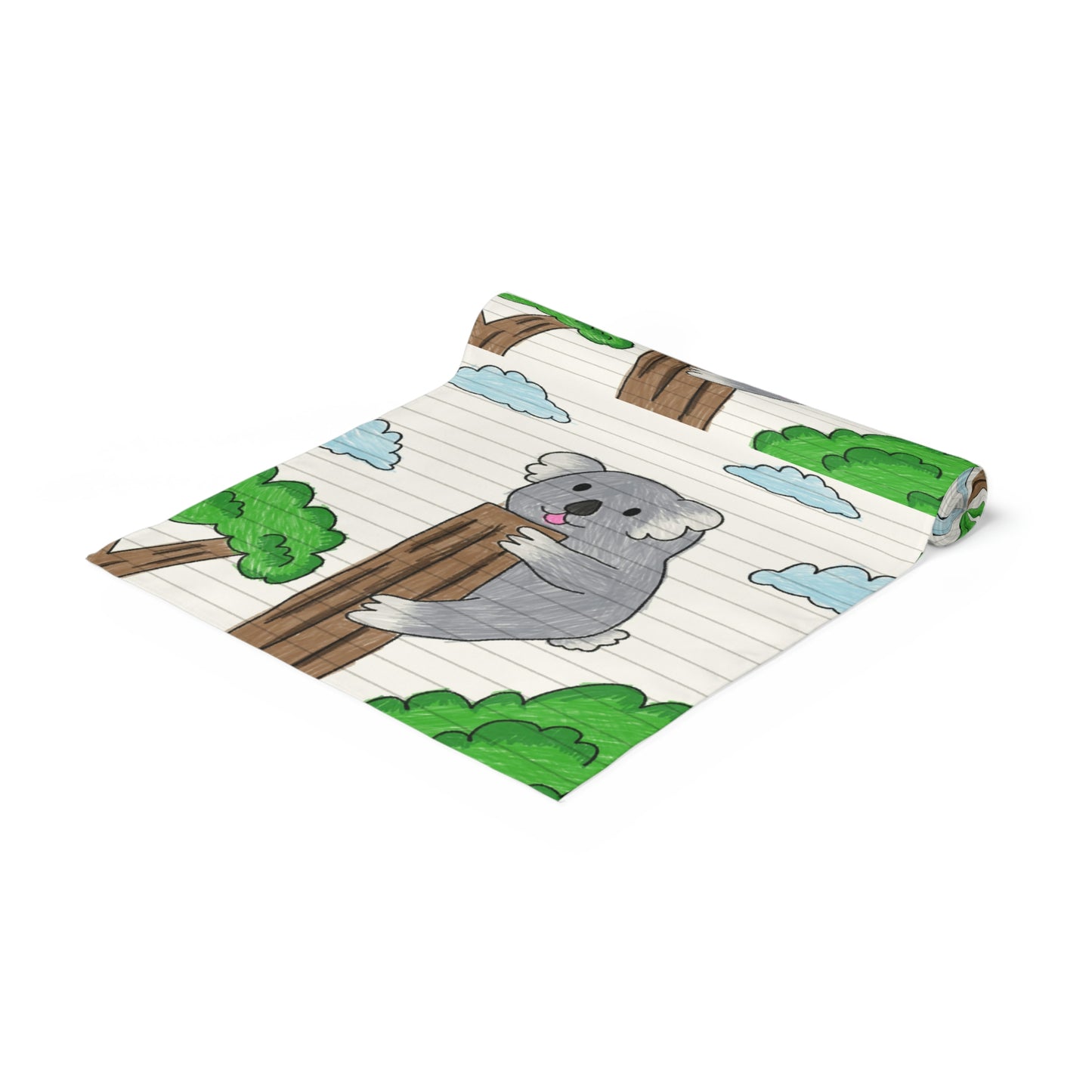 Koala Bear Animal Tree Climber Table Runner