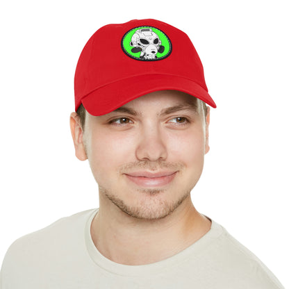 Alien LOL Visitor Dad Hat with Leather Patch (Round)