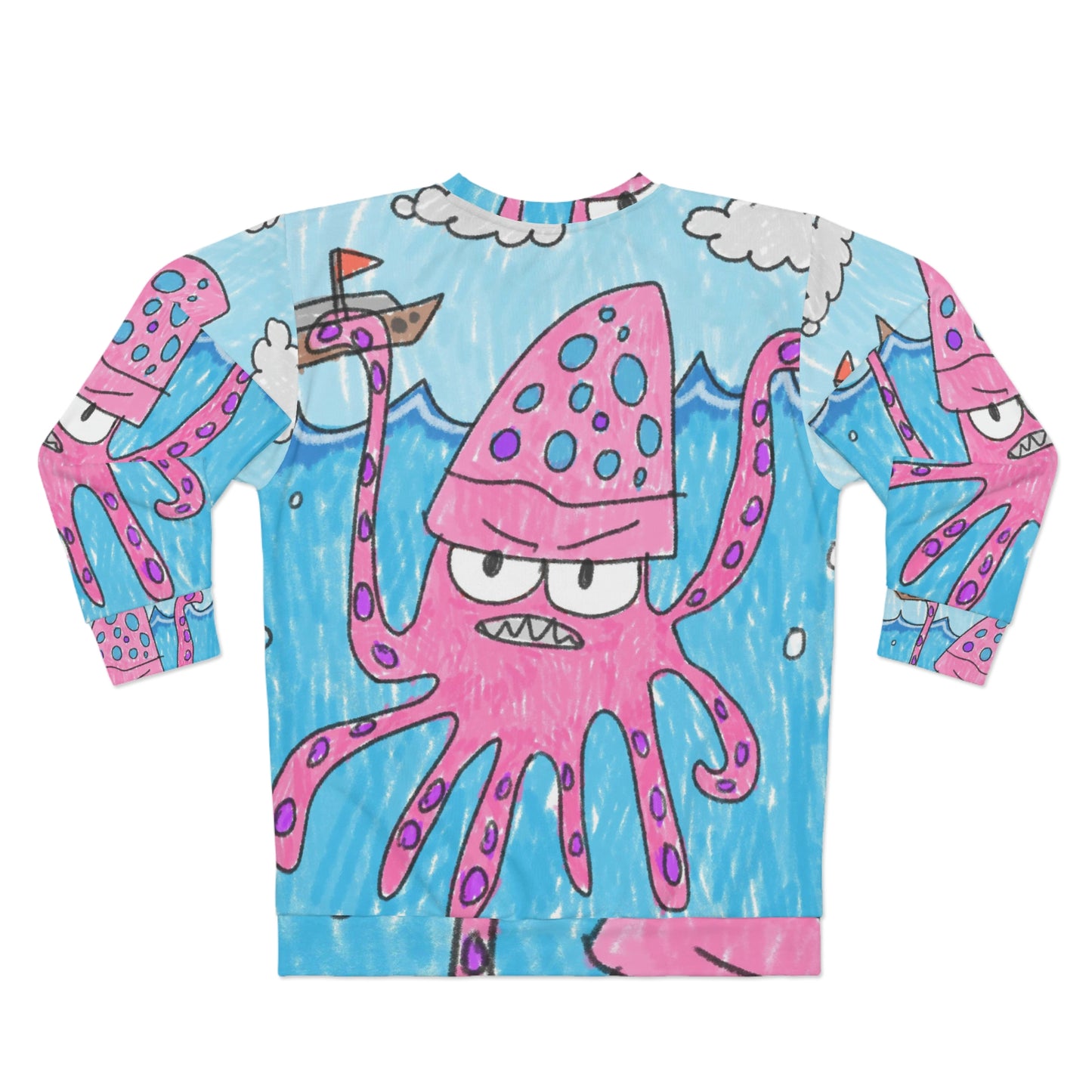 The Kraken Octopus Clean Graphic AOP Unisex Sweatshirt