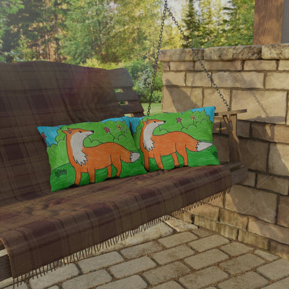 Fox Woodland Animal Foxy Outdoor Pillows