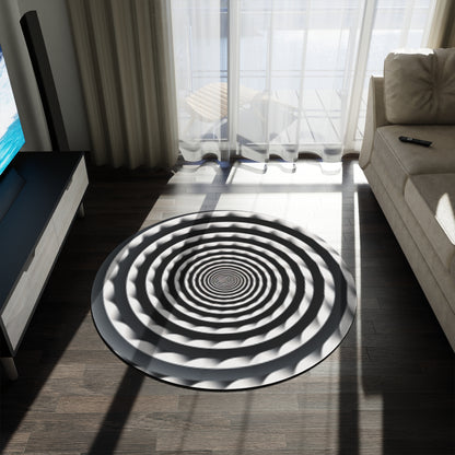 Alfombra redonda Vortex Illusion Design Seven