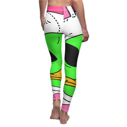 Duck Bunny Alien Women's Cut & Sew Casual Leggings