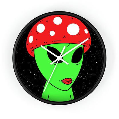 Mushroom Galaxy Alien Star Wall clock