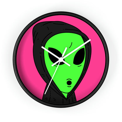 Anonymous Anon Alien Visitor Wall clock