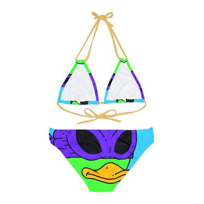 Visitor 751 Alien Strappy Bikini Set