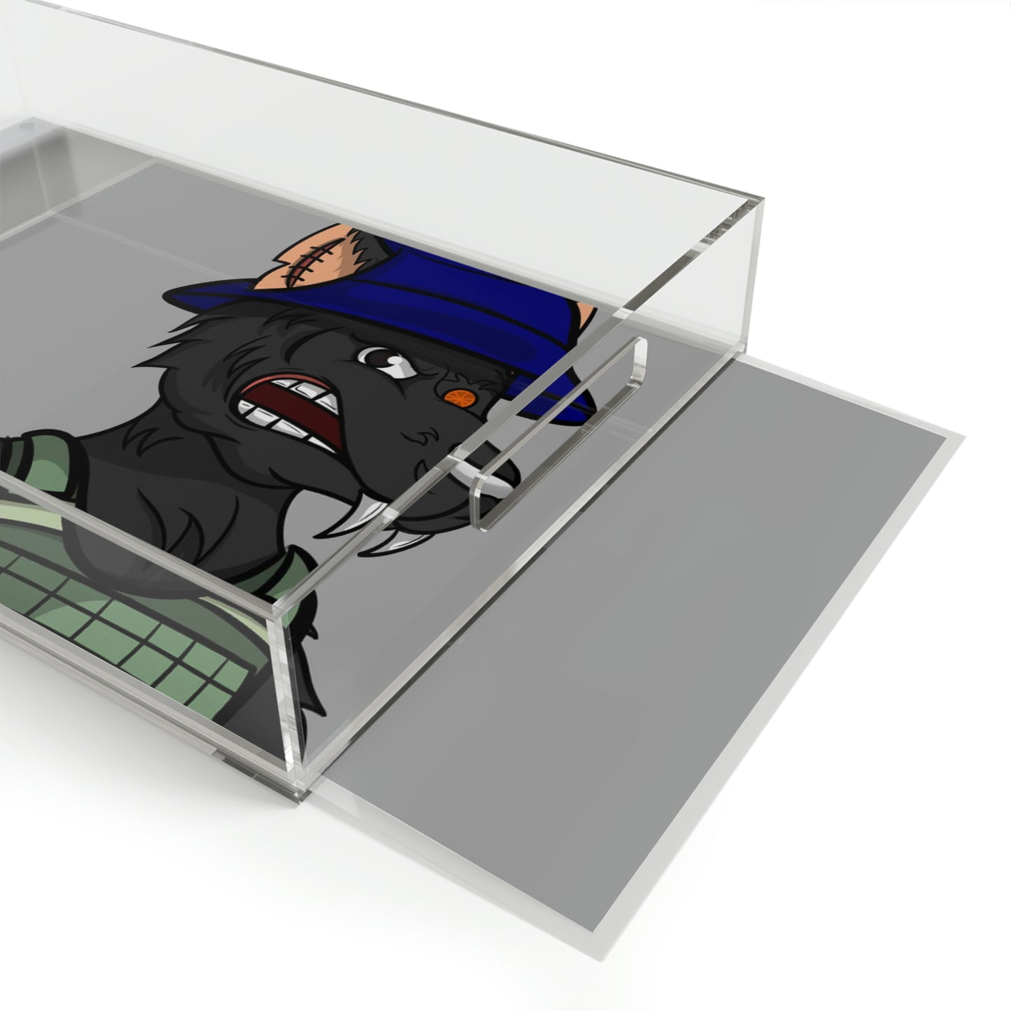 Army Wolf Acrylic Serving Tray