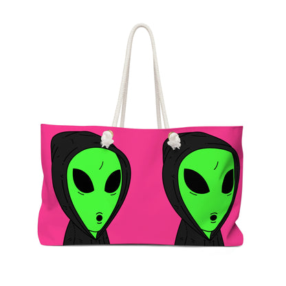 Anonymous Anon Alien Visitor Weekender Bag