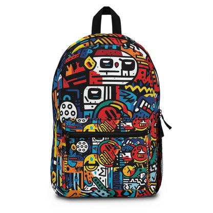 Street Art Inspired Bold Graffiti & Urban Motifs Design Backpack