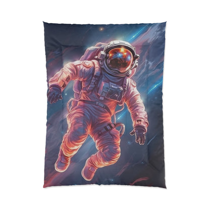 Astronaut Outer Space - Galaxy Starfield Art Comforter