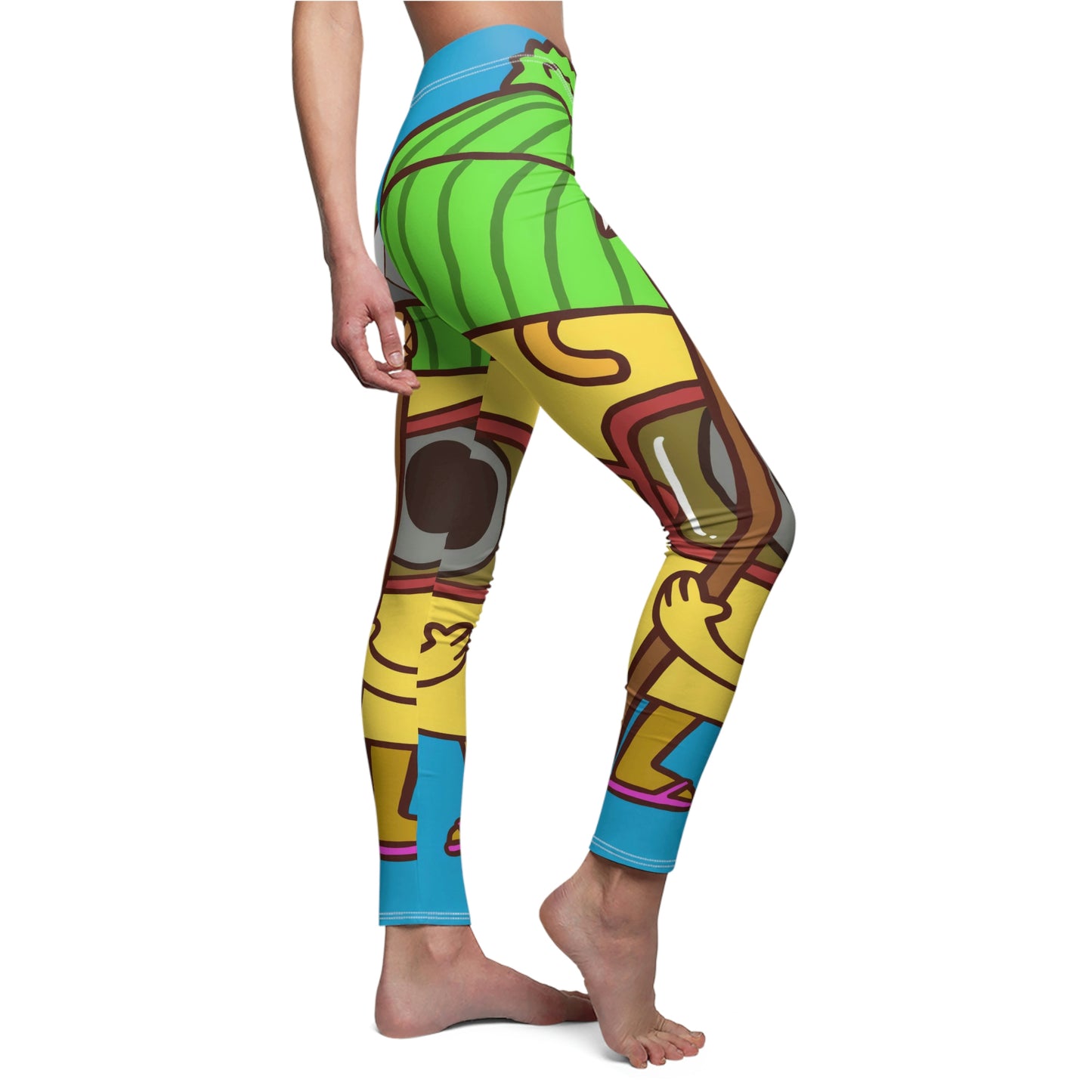 Tribal Taco Women's Cut & Sew Casual Leggings