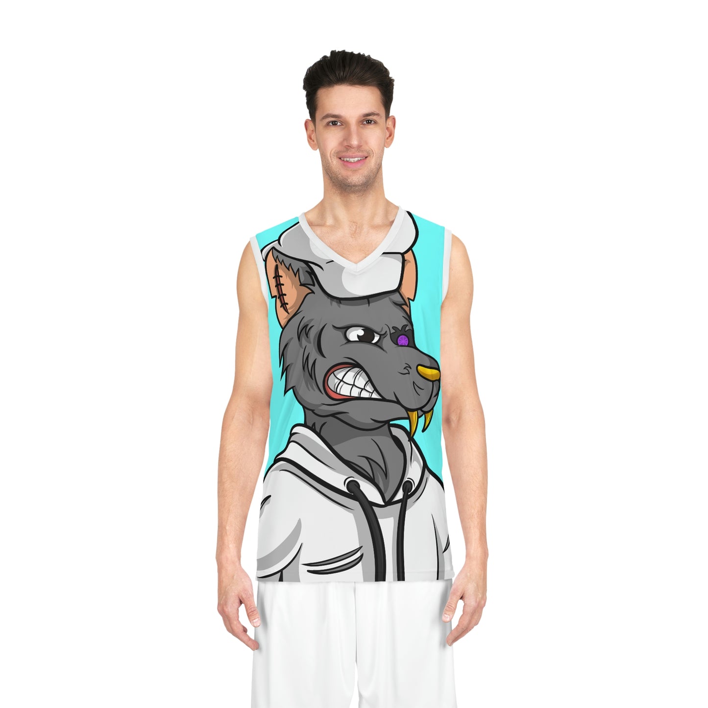 Chief Chef Cook Wolf Werewolve Cyborg Basketball Jersey