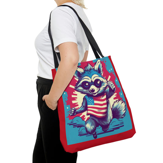 American Great Raccoon USA Classic Graphic Tote Bag (AOP)