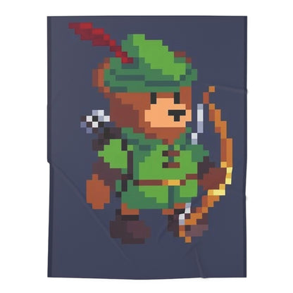 Robin Hood Hat Archer Bear Baby Swaddle Blanket