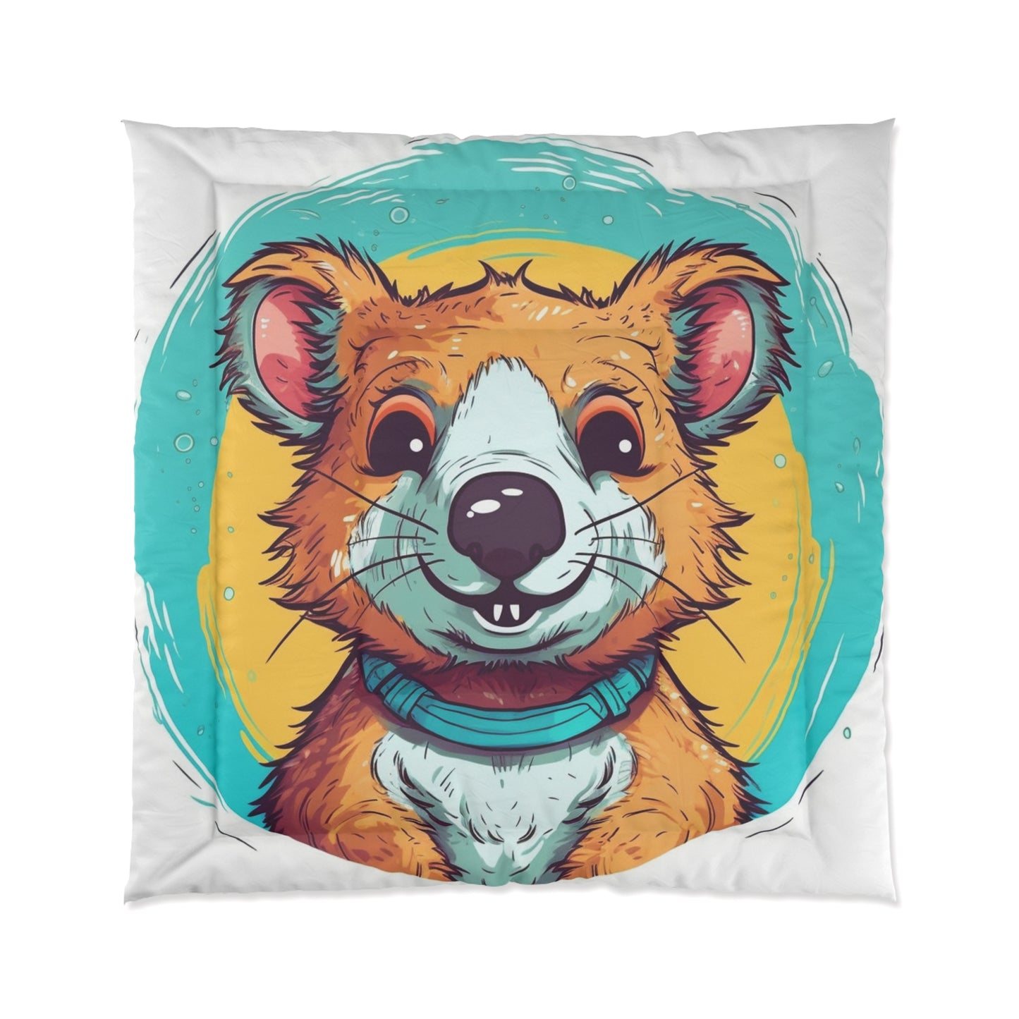 Quokka Cute Furry Fluffy Animal Graphic Comforter