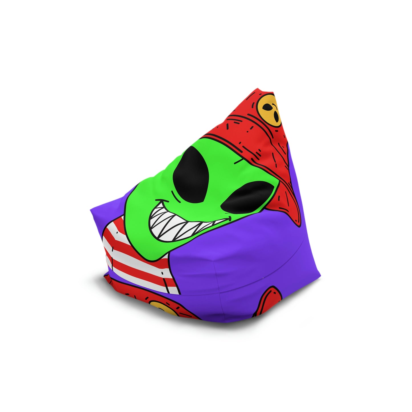 Alien Character Cartoon Big Smile Bean Bag Chair Cover