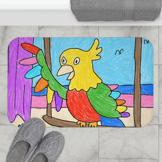 Loro amante de los animales, regalo perfecto para dueños de loros Alfombra de baño