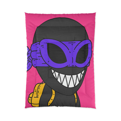 Dark Ninja Warrior Alien Visitor Comforter