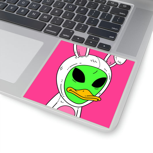 Bunny Easter Duck Alien Kiss-Cut Stickers