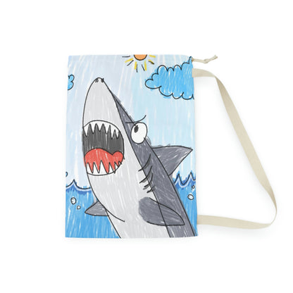Shark Jaw Teeth Attack Ocean Sea Creature Laundry Bag