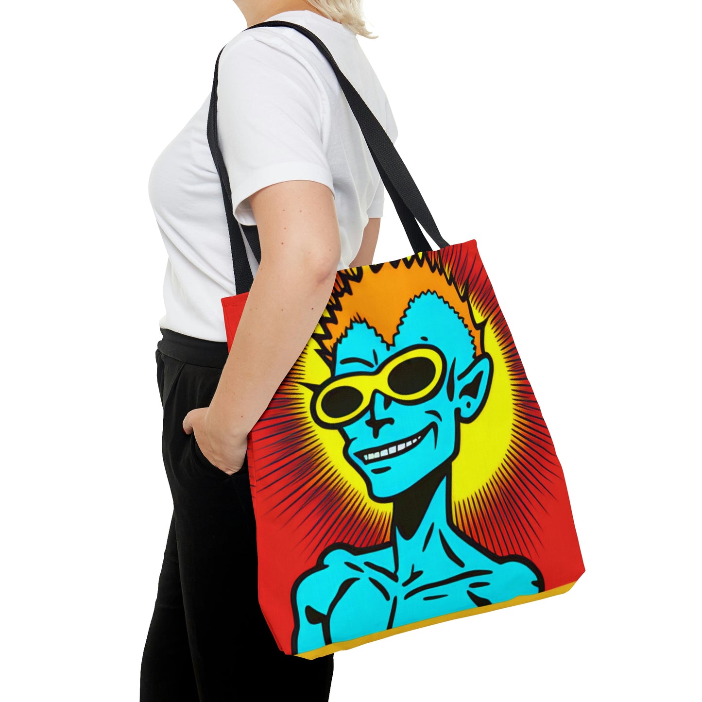 Anime Alien Hip Style Tote Bag (AOP)