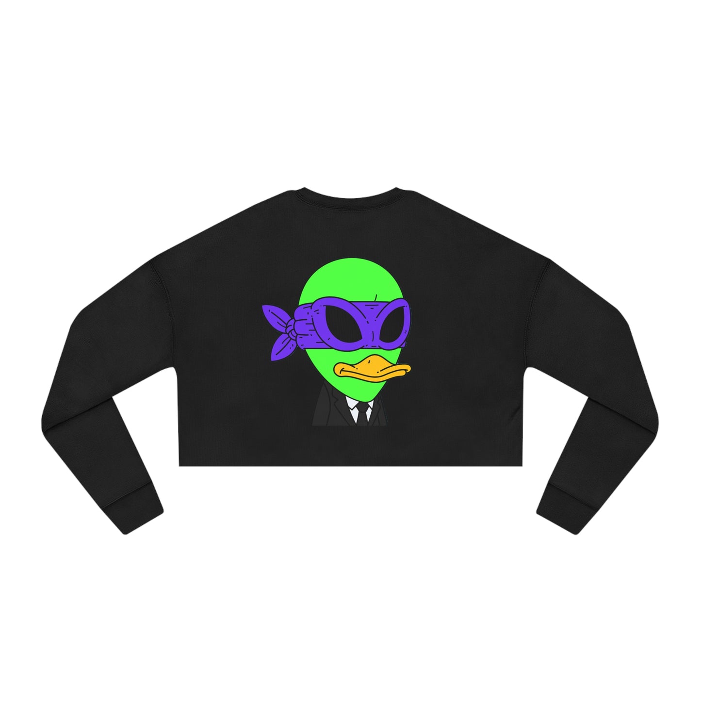 Alien Visitor 751 Women's Cropped Sweatshirt