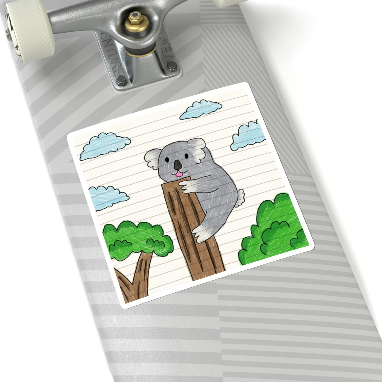 Koala Bear Animal Tree Climber Kiss-Cut Stickers